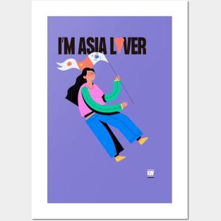 I'm asia lover / darkestkiwi Posters and Art